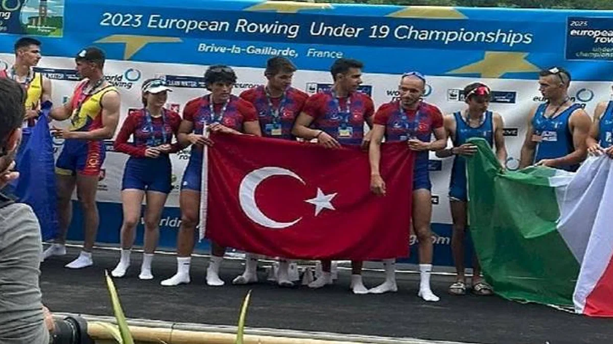 Kürek Milli Takımı'ndan 2 Altın 1 Gümüş