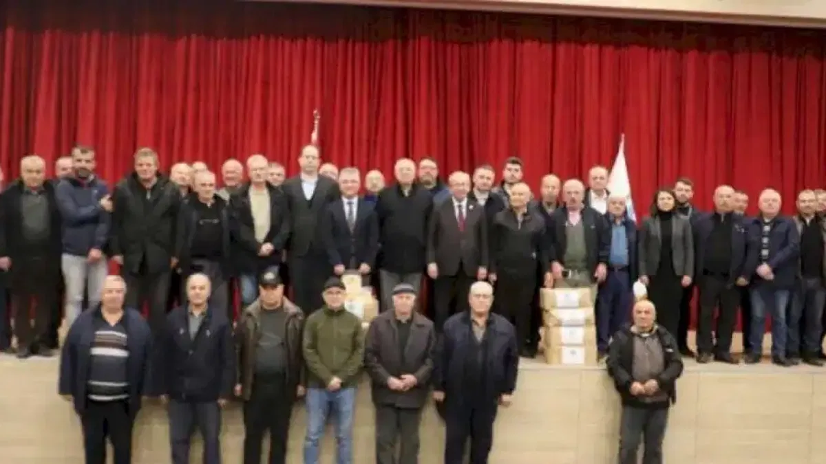 Üreticilere arı keki desteği