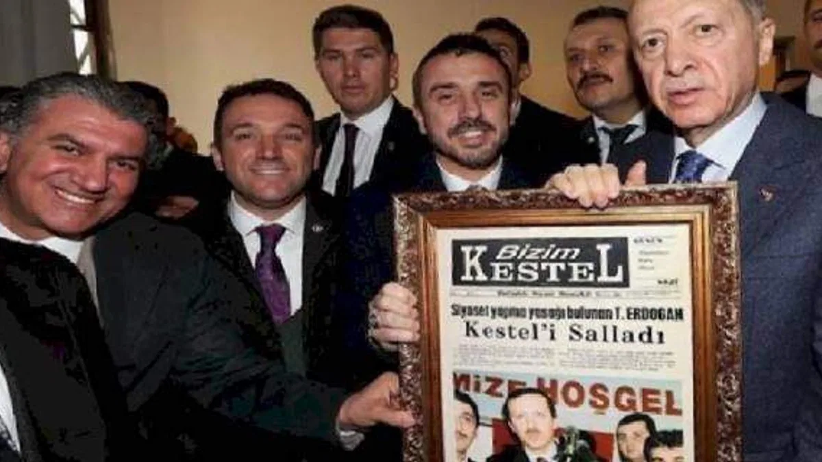 Bursa Kestel'den Cumhurbaşkanı Erdoğan'a anlamlı hediye