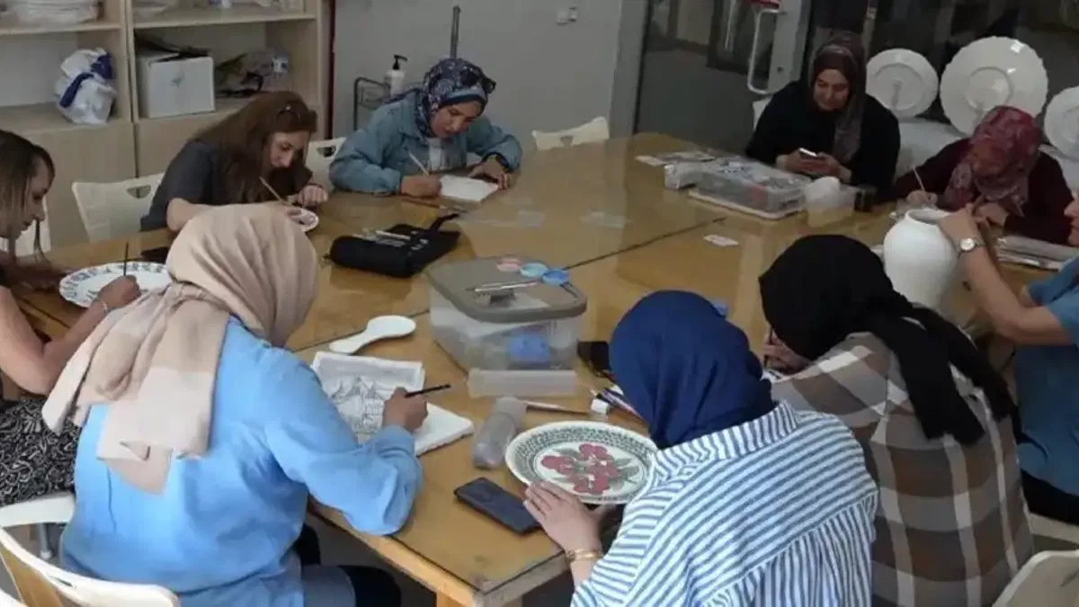 Çini sanatı MABESEN'de can buluyor
