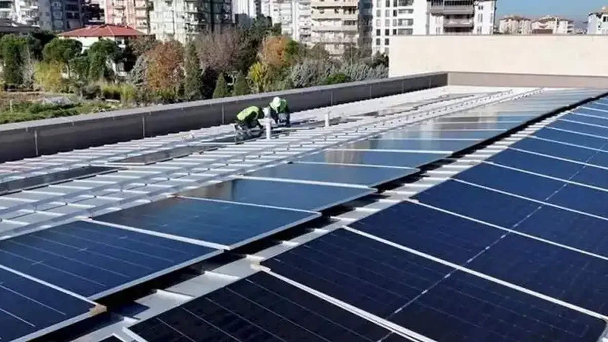 Denizli çatıları GES'le kazandırıyor