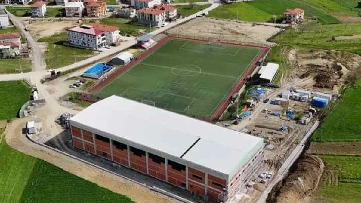 Sakarya Kaynarca’da sportif tesiste sona doğru