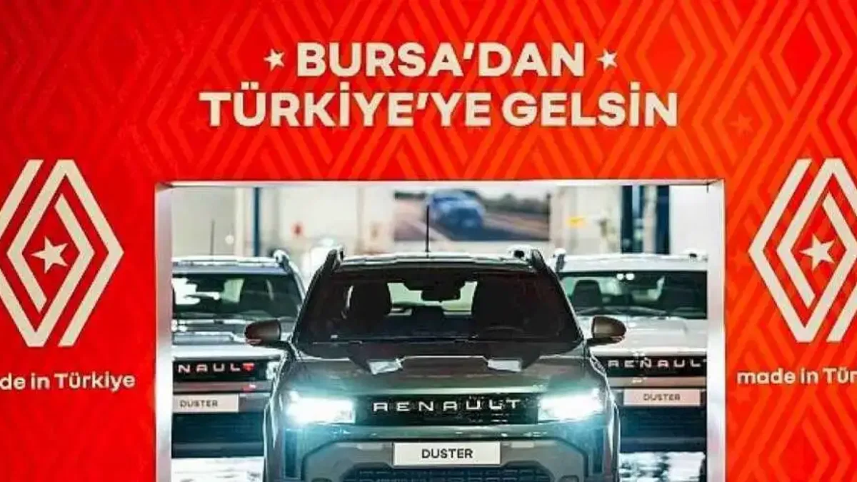 Bursa'dan Gururla Tüm Türkiye'ye Gelsin: Yeni Renault Duster'ın Üretimi Bursa'da Başladı