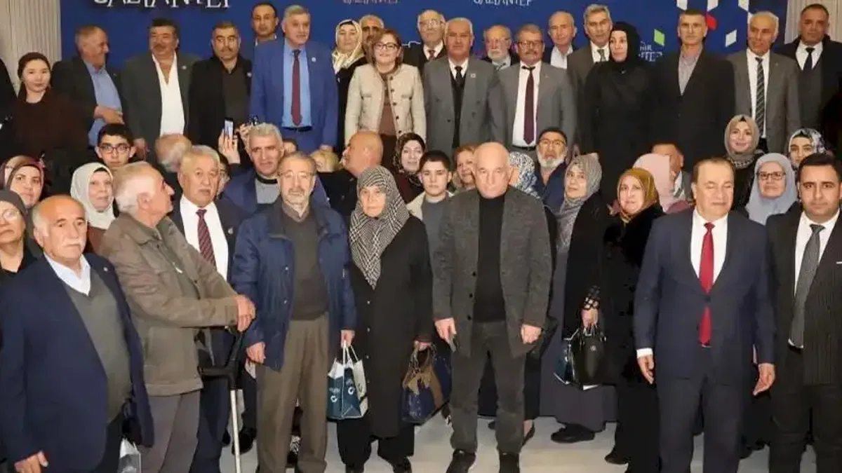 Gaziantep'te Başkan Şahin'den emeklilere müjde
