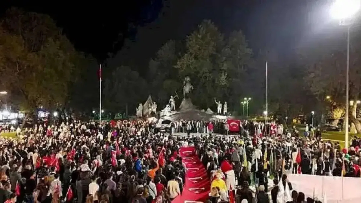 İnegöl'de Cumhuriyetin 101. Yılı Coşkusu