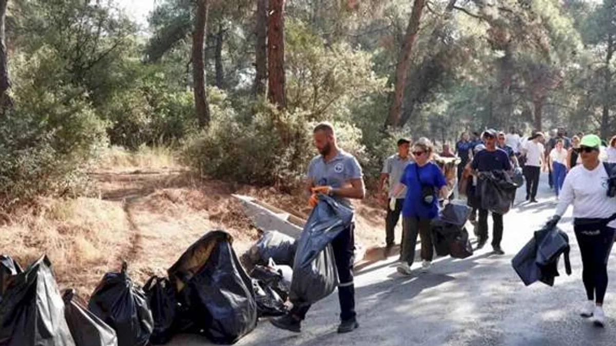 Mudanya'da olası yangınlara karşı temizlik seferberliği