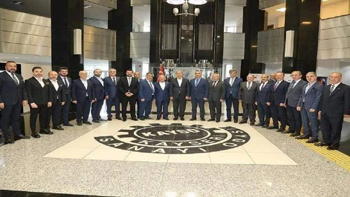 Kayseri protokolü iş dünyası ile buluştu