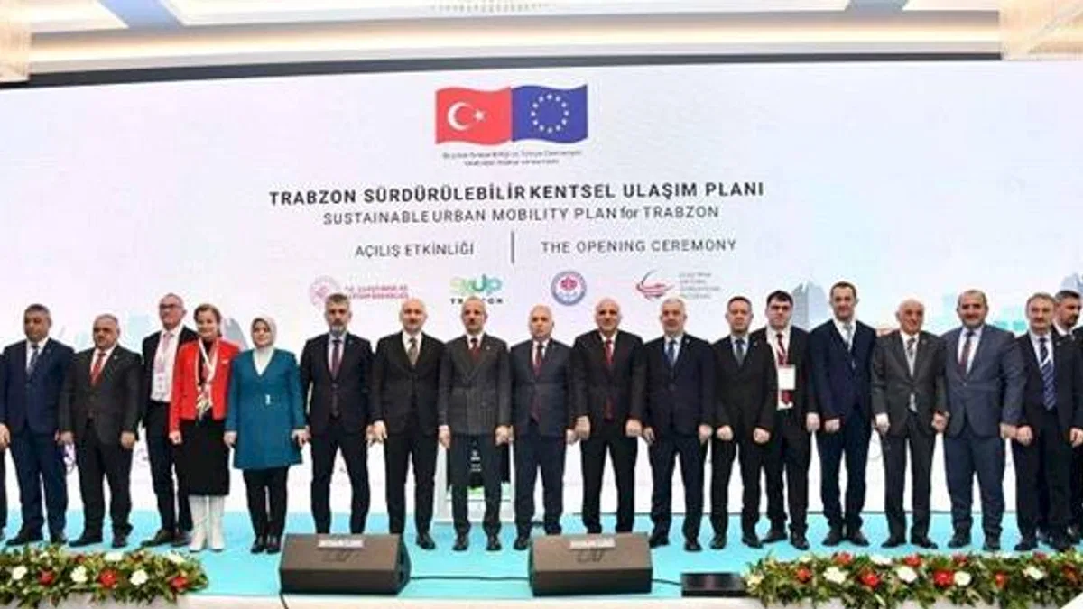 Trabzon'da sürdürülebilir ulaşım başlıyor