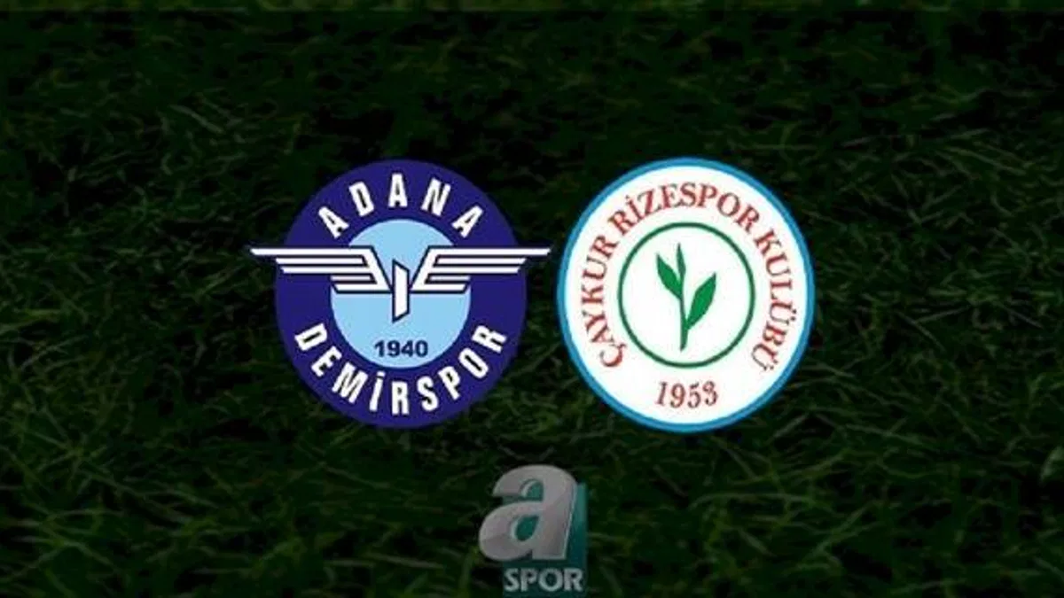 Adana Demirspor Çaykur Rizespor maçı CANLI İZLE (Adana Demirspor-Rizespor canlı anlatım)