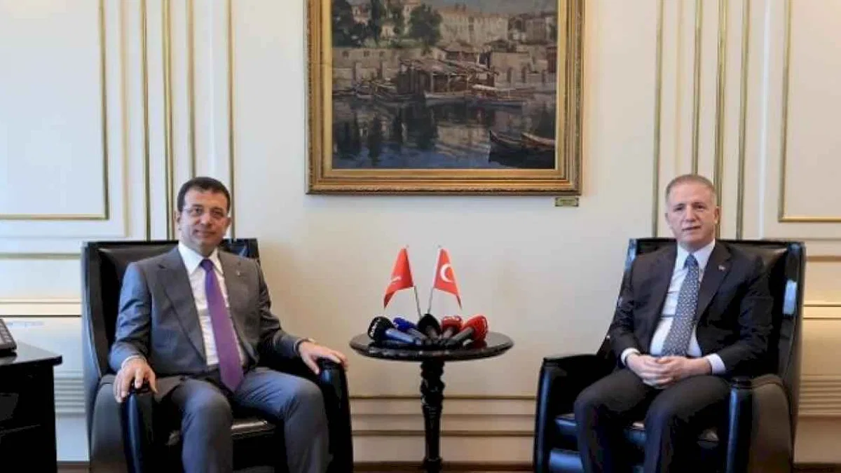 Vali Gül'den İmamoğlu'na tebrik ziyareti