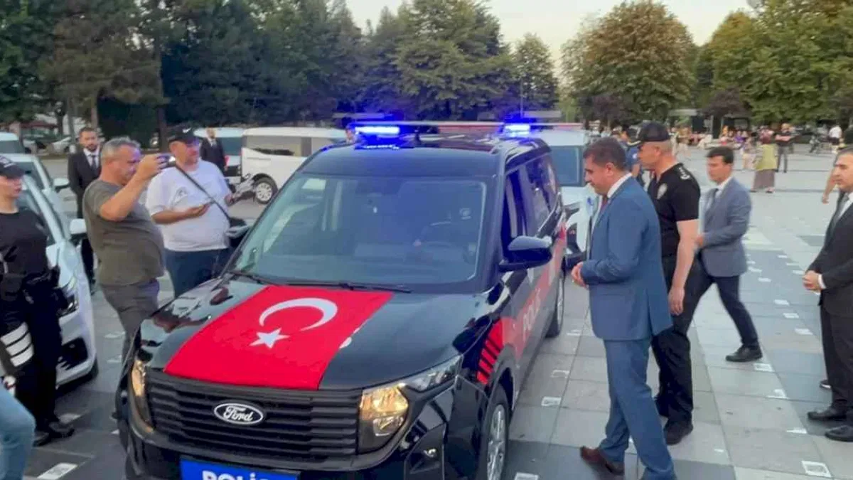 Düzce Emniyeti'ne 34 yeni araç