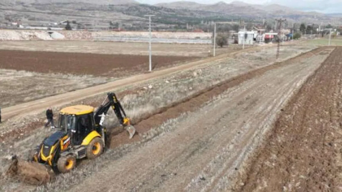 Elmalı Çobanisa Mahallesi’ne kapalı devre sulama sistemi