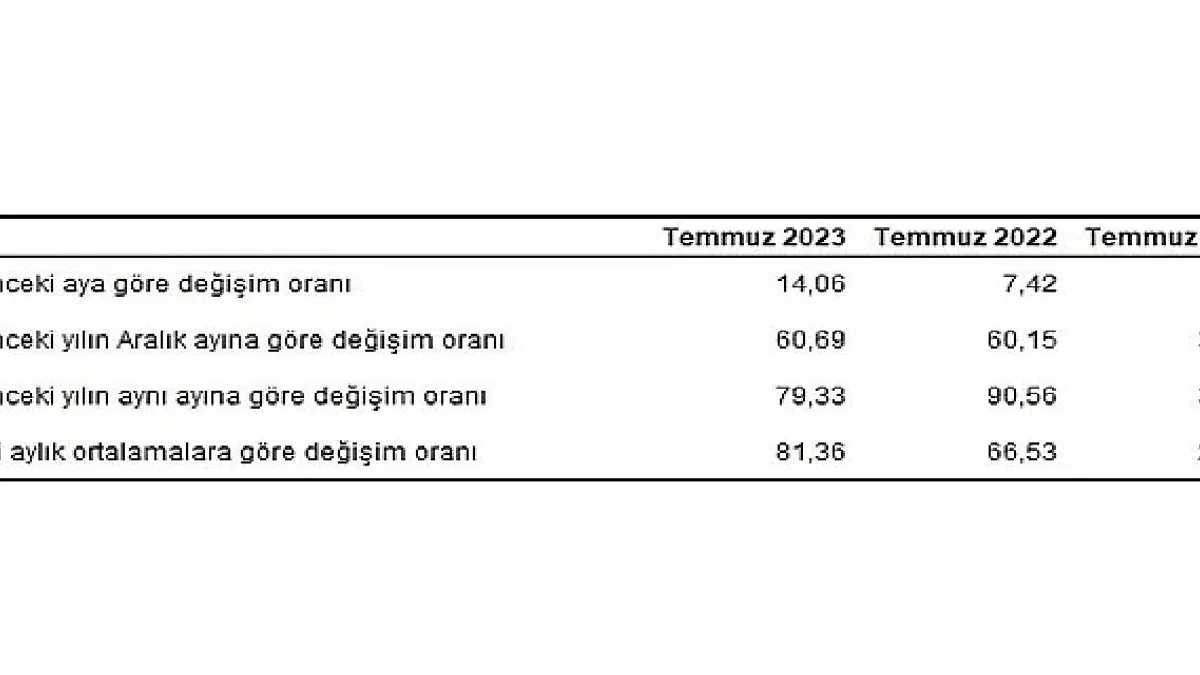 Hizmet Üretici Fiyat Endeksi (H-ÜFE) yıllık yüzde 79,33, aylık yüzde 14,06 arttı