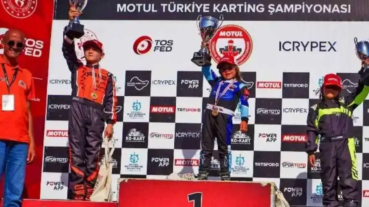 Körfez'de karting coşkusu yaşandı
