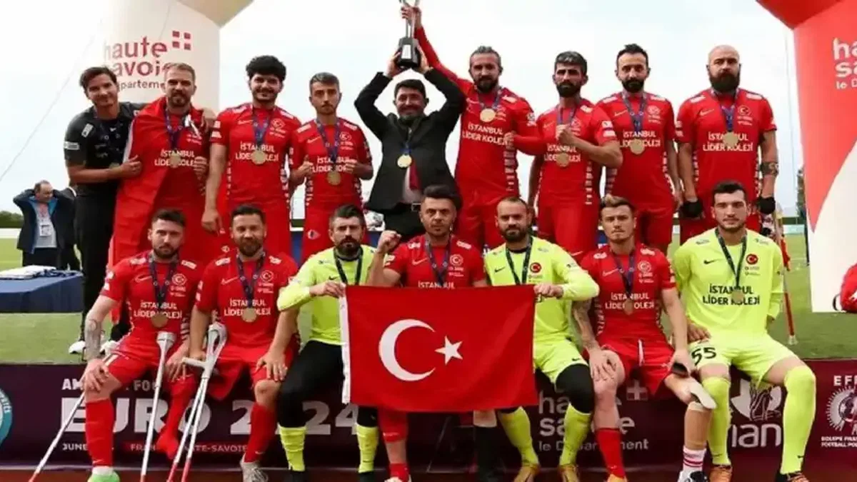 Ampute Futbol Millî Takımı'na 'Lider' sponsor