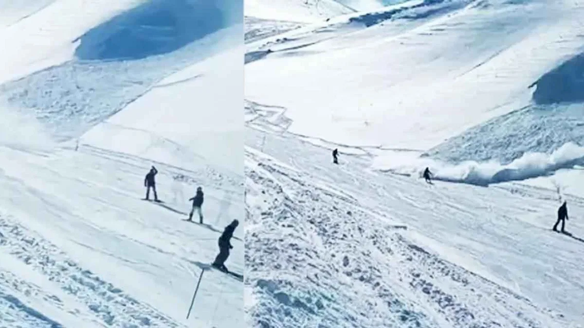 Palandöken'de çığ kabusu
