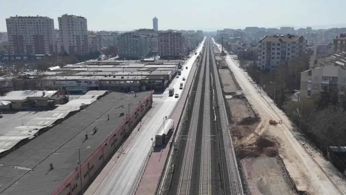 KONYARAY Banliyö Hattı’nın birinci etabı 23 kilometreye yükseldi