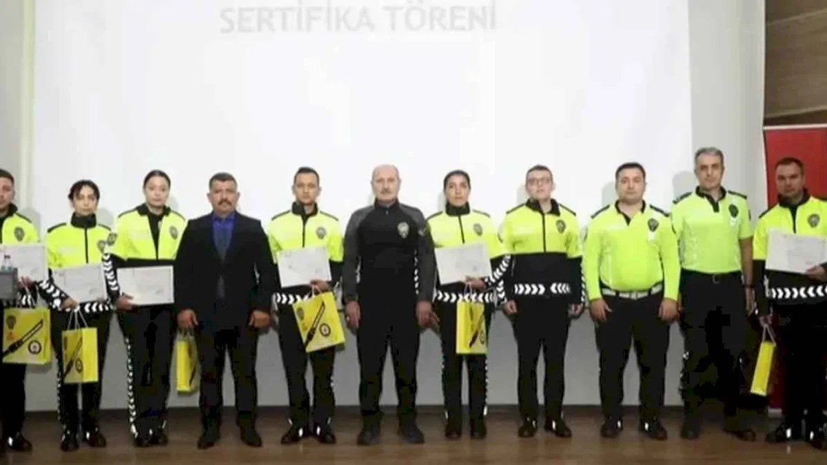 Bursa’da trafik polislerine trafik ve kaza inceleme eğitimi
