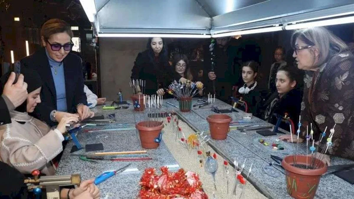 Gaziantep'te yarıyıl tatili atölyelerine yoğun ilgi