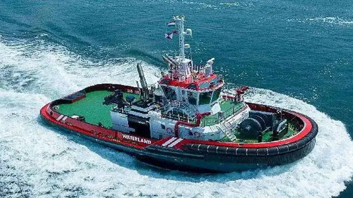 Royal Wagenborg filosunun UZMAR imzalı en büyük römorkörü göreve başladı