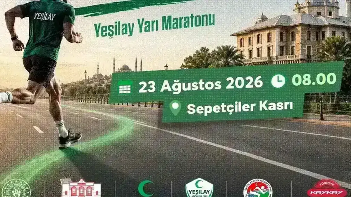 Yeşilay Yarı Maratonu için geri sayım