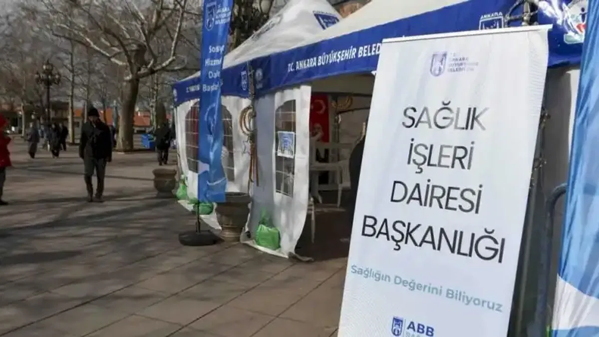 Ankara’da Ramazan'a özel sağlık çadırı