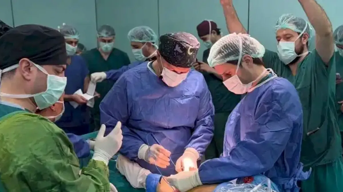 Menisküs cerrahisinde bir ilk gerçekleşti