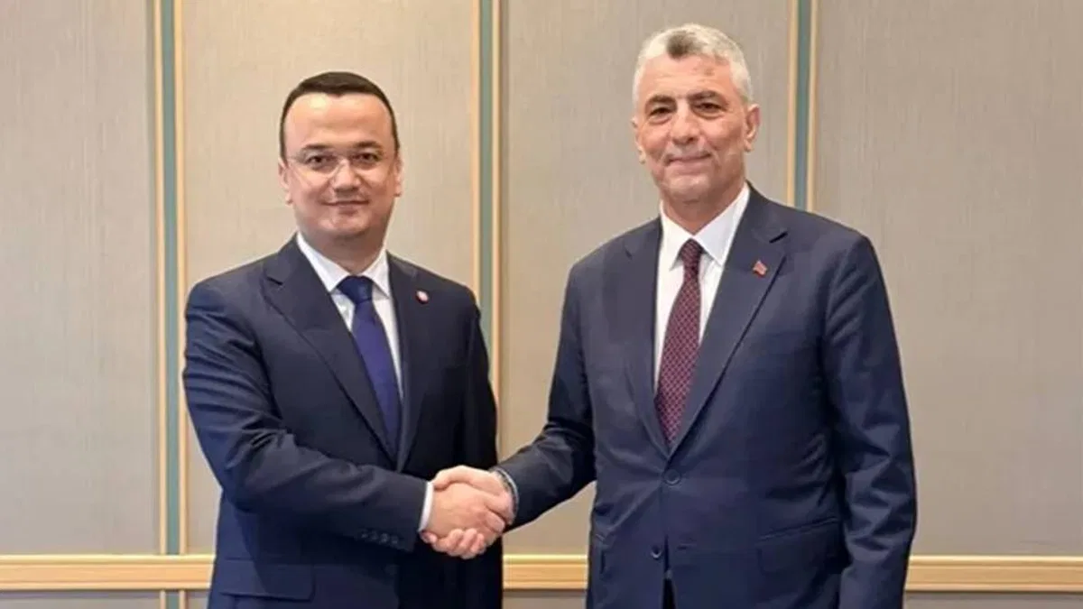Bakan Bolat Özbekistanlı mevkidaşını ağırladı