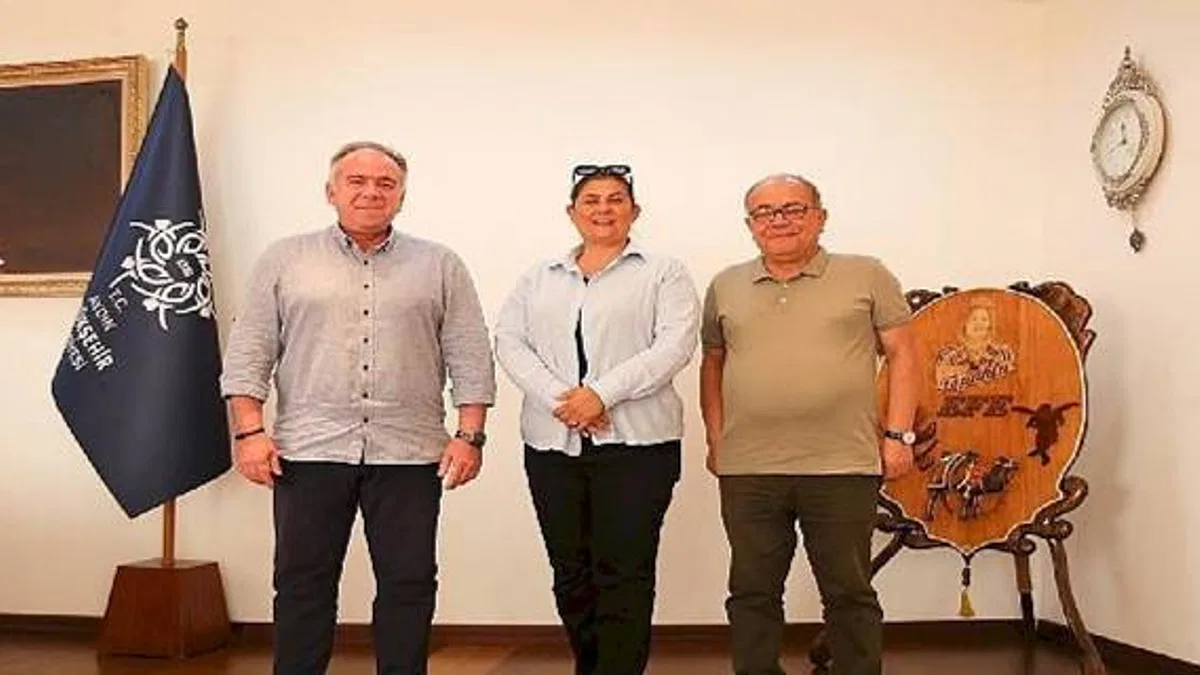 CHP İl Başkanı Saatçı ve Germencik Belediye Başkanı Öndeş'ten Başkan Çerçioğlu'na ziyaret