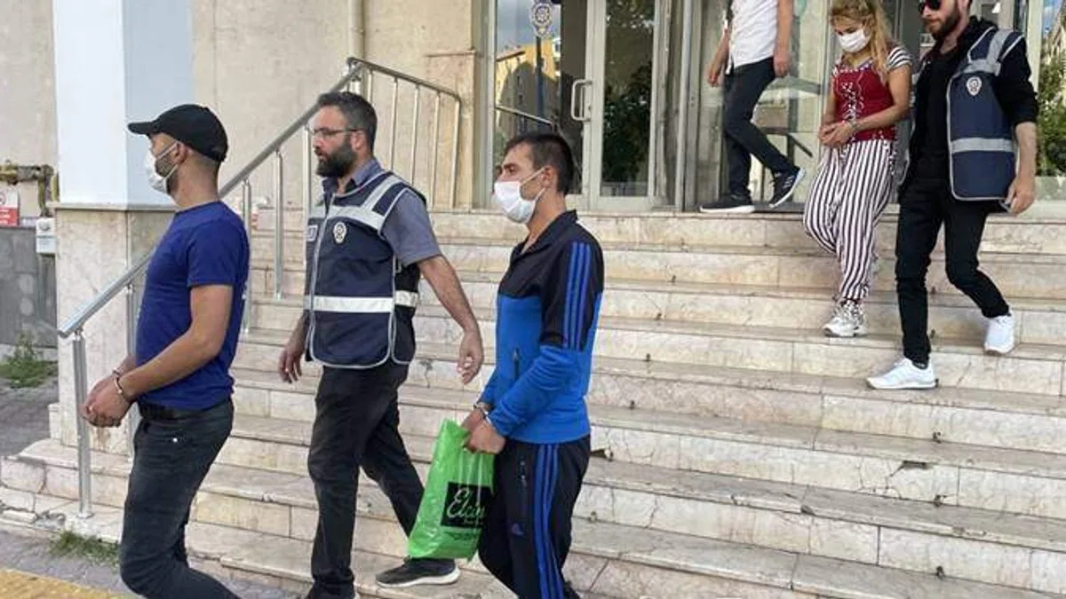Kayseri'de 7'si firari hükümlü 14 kişi yakalandı