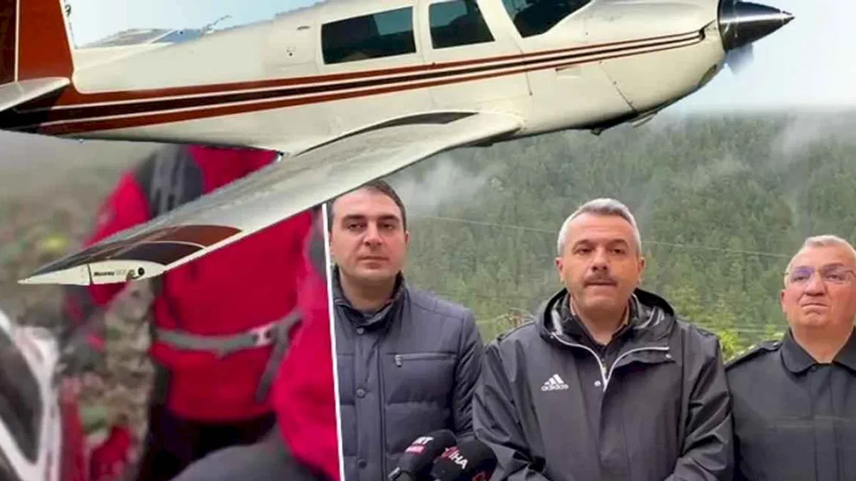 Rize-Erzurum sınırında düşen uçak bulundu... Kadın yolcu kurtarıldı, pilot hayatını kaybetti!