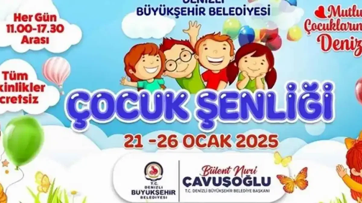 Denizli Büyükşehir’den çocuklara şenlik müjdesi
