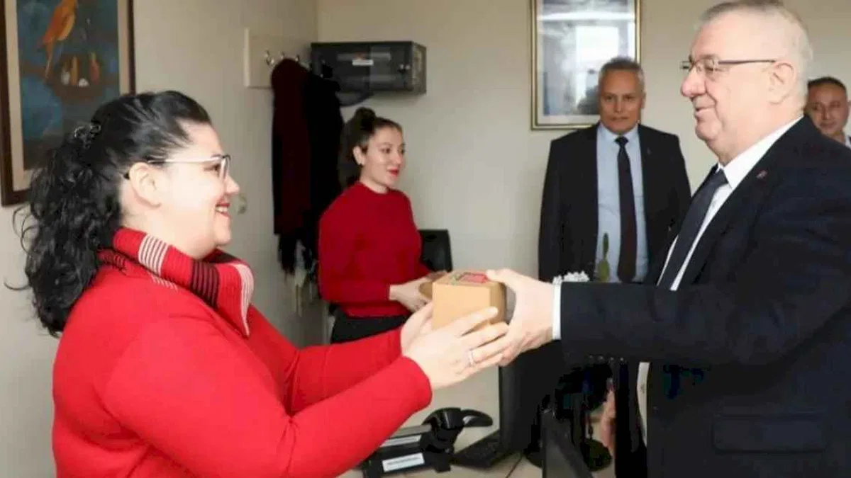 Başkan Ertaş personelin yeni yılını kutladı