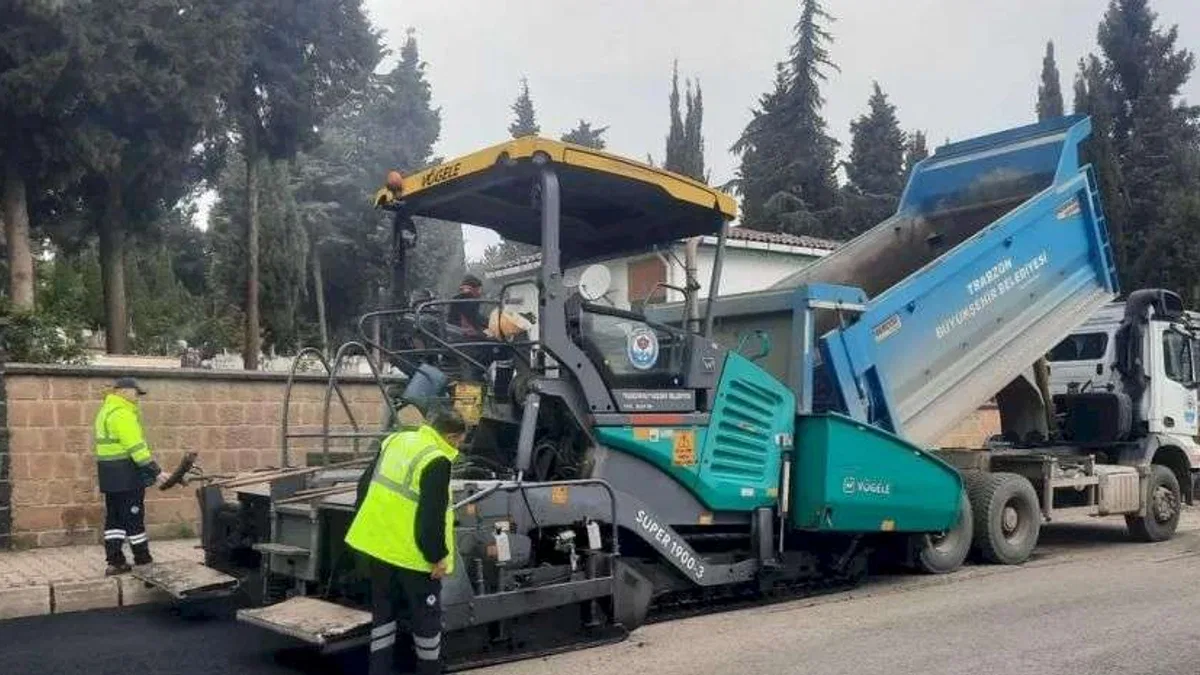 Trabzon’un 18 ilçesinde yol ve altyapı seferberliği
