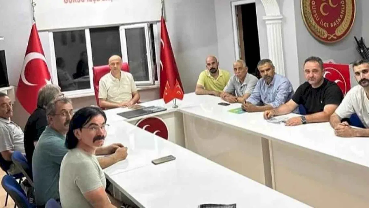 MHP Gürsu İlçe Başkanlığı istişare toplantısı düzenledi