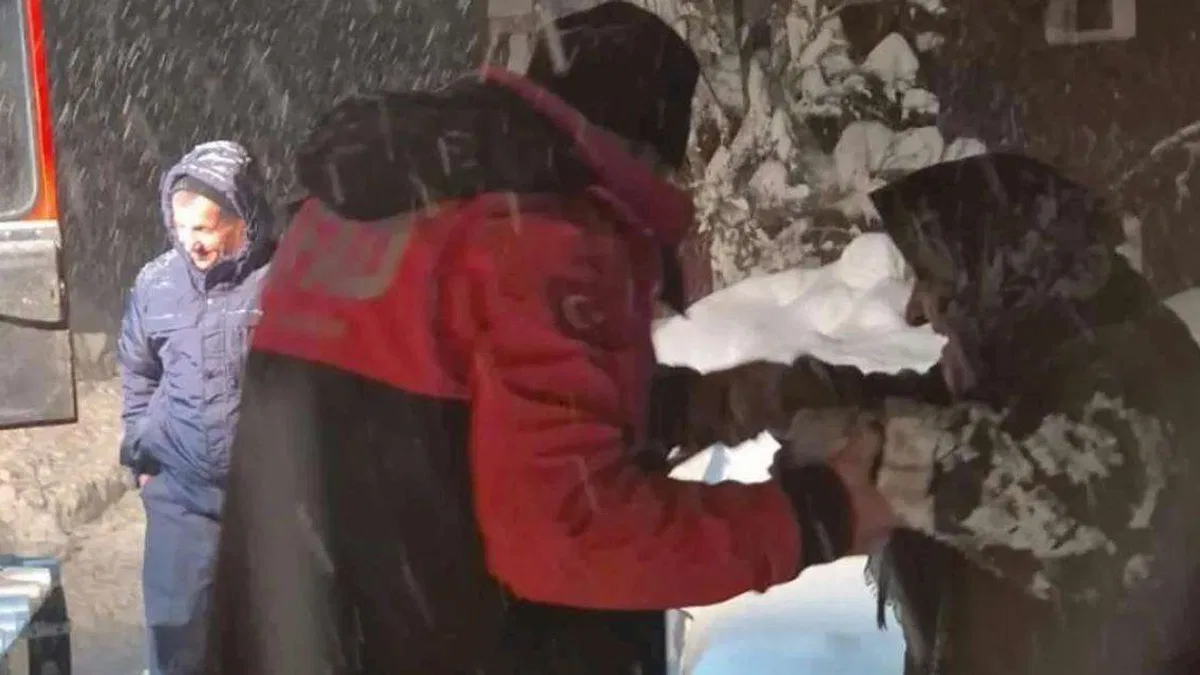 Kastamonu’da AFAD’tan karla mücadelede insan odaklı hizmet