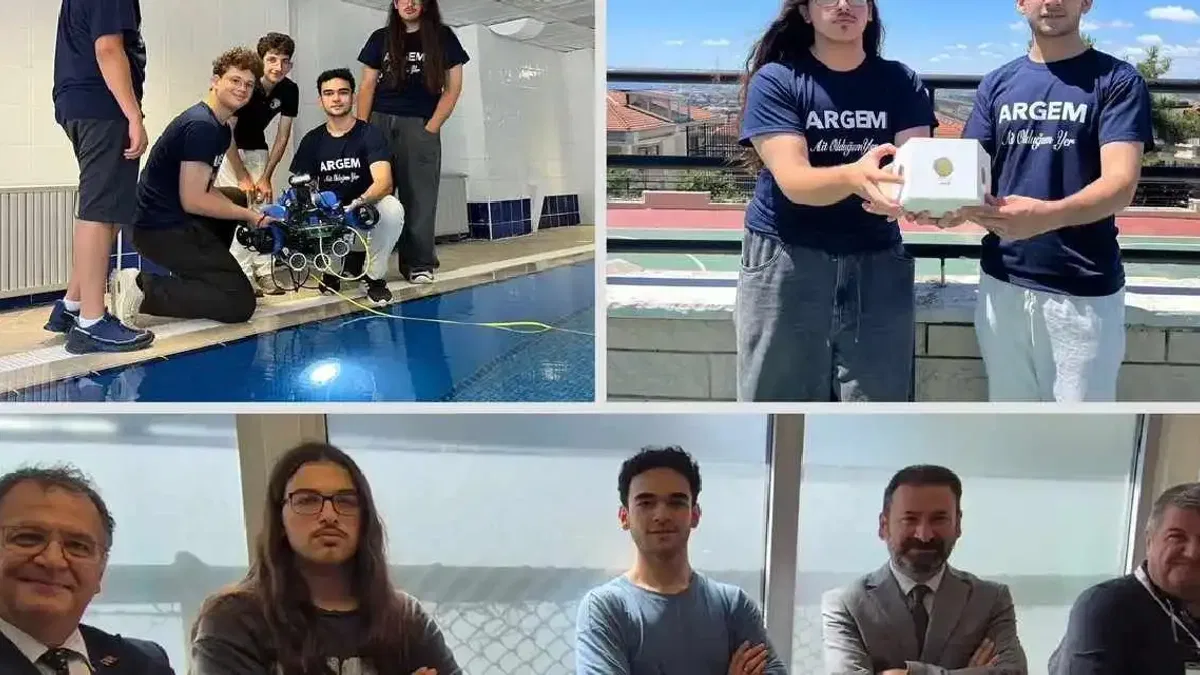 ARGEM Lisesi öğrencilerinden bilim ve teknolojide çifte başarı