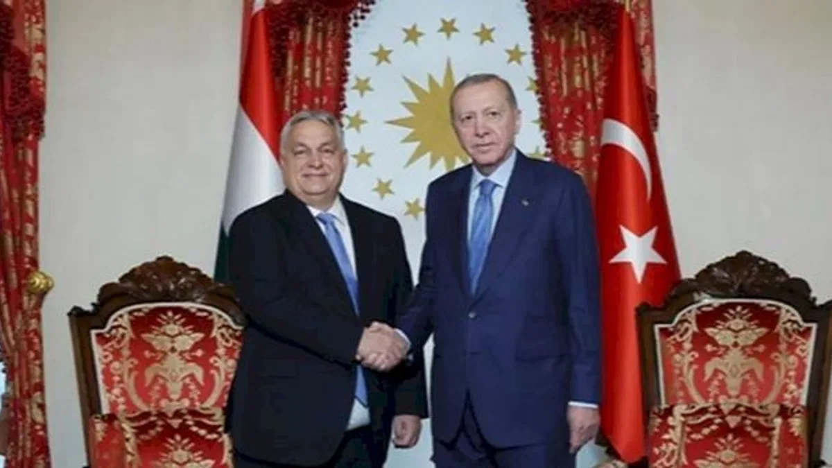 Macaristan Başbakanı Orban Dolmabahçe'de