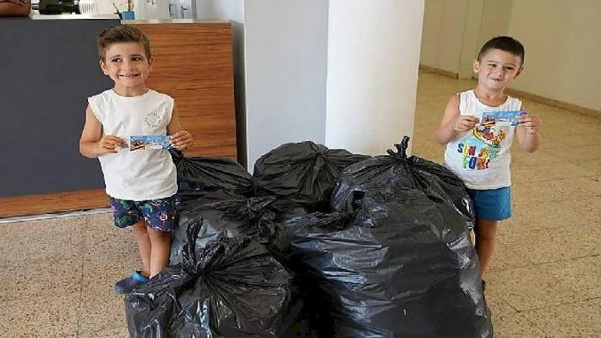 Çeşme'de atıklar eğlenceye dönüşüyor