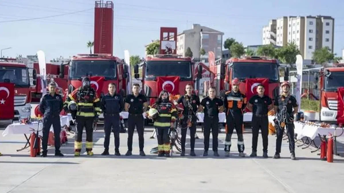 Mersin itfaiyesi modern ekipmanlarla güçlendi