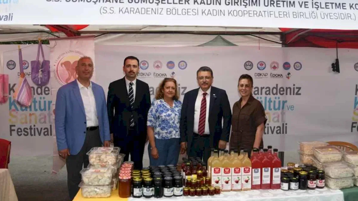 Üreten kadınlara bir destek de Trabzon'dan