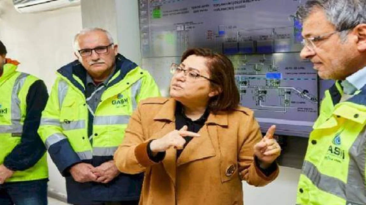 Gaziantep'in yüzde 80'ine su verilmeye başlandı