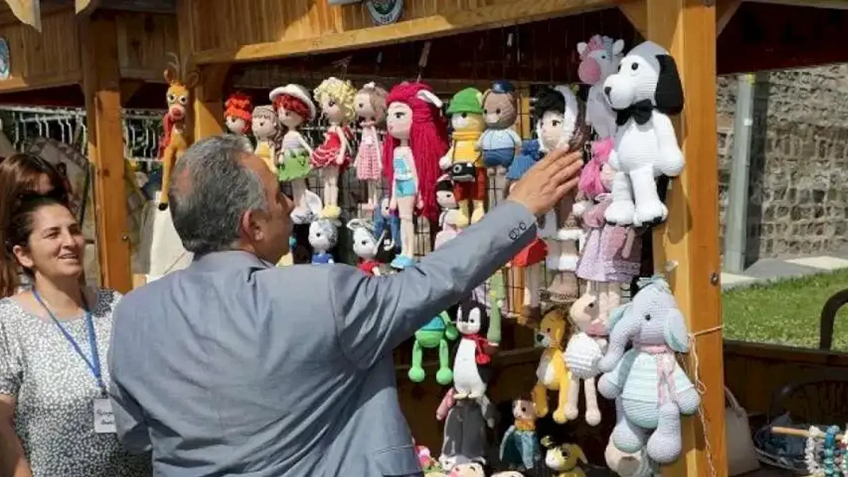 Kayseri Talas'ta maharetli eller misafirlerini bekliyor