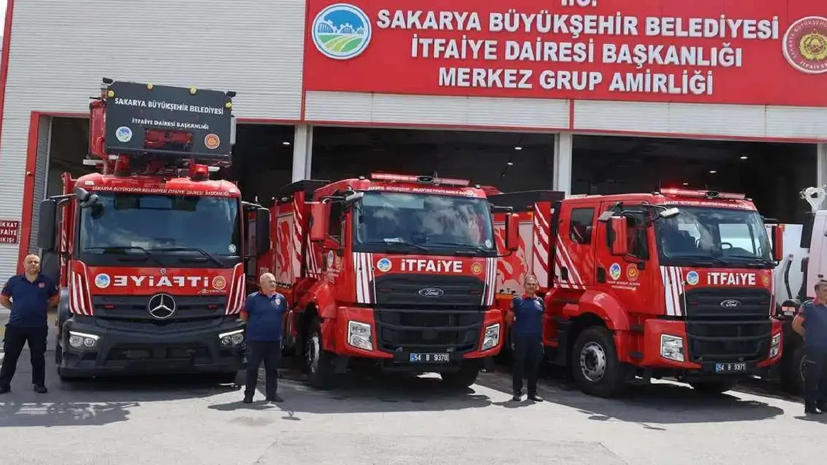 Sakarya İtfaiye Teşkilatı'nın yeni güçleri