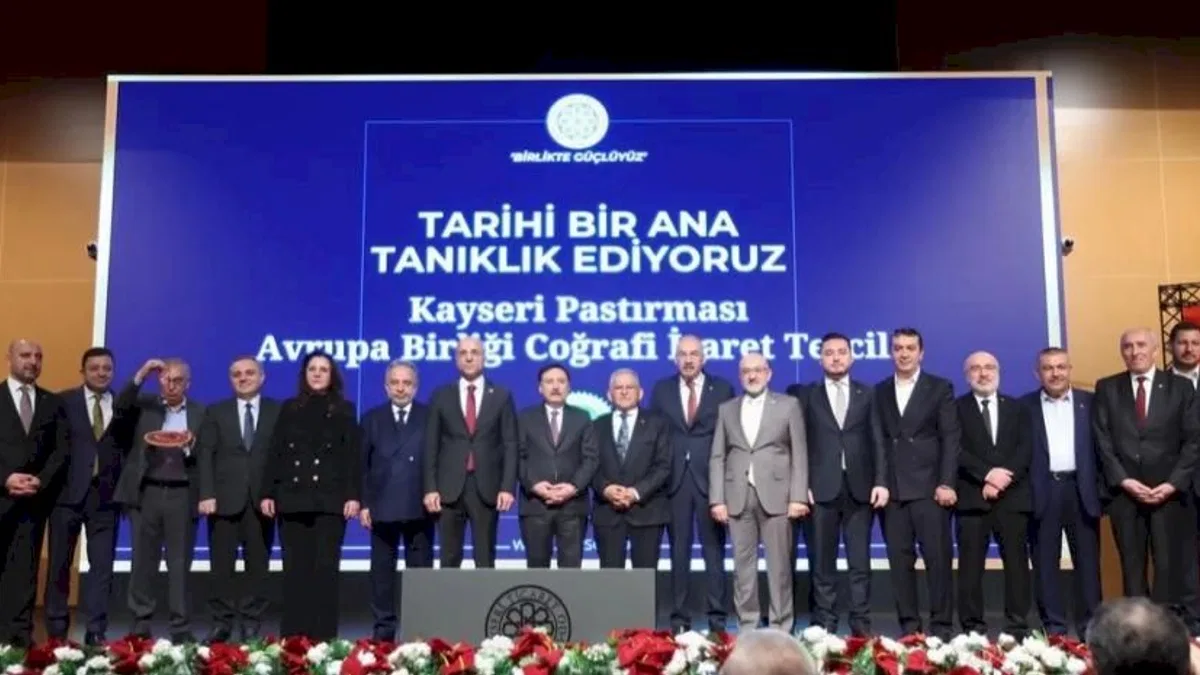 Kayseri pastırmasının coğrafi işareti tarihi bir kazanım