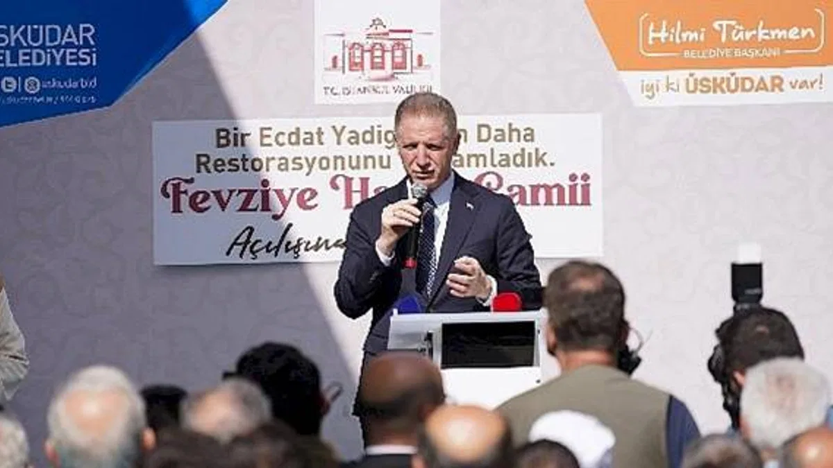 Üsküdar'da Restorasyonu Tamamlanan Bülbülderesi Fevziye Hatun Camii Açıldı
