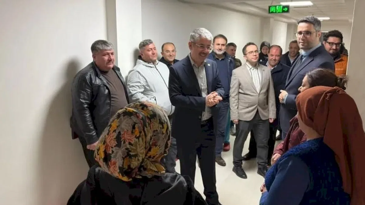 Şaban Çopuroğlu'ndan çat kapı hastane ziyareti