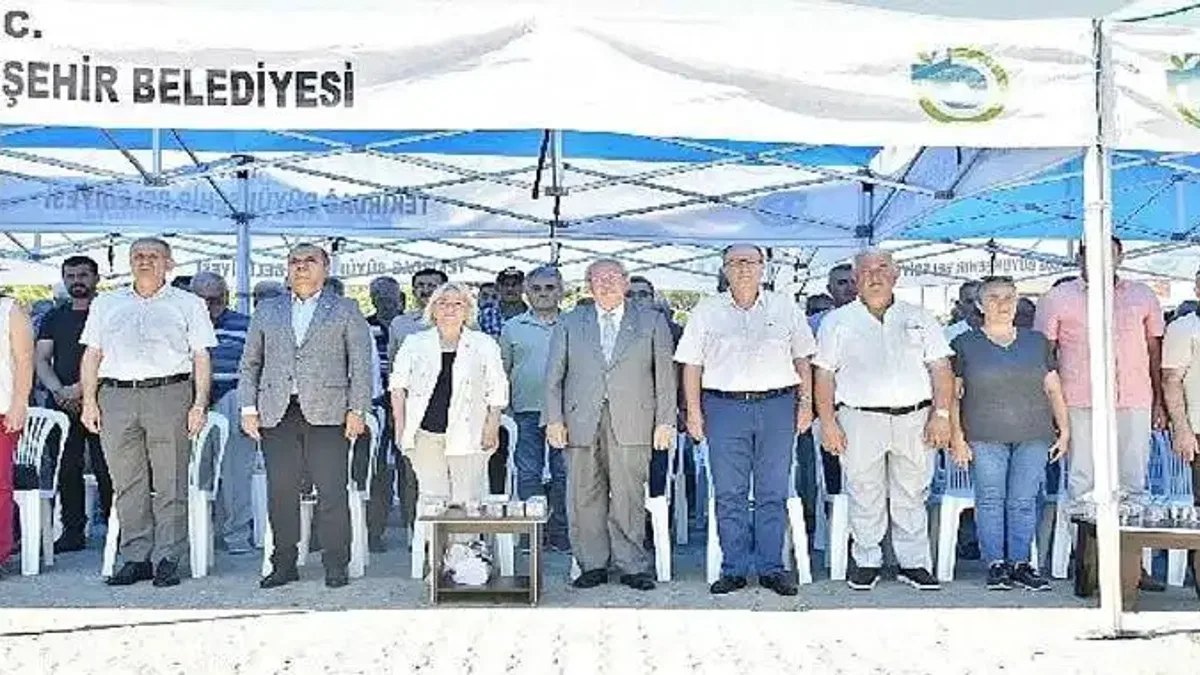 Sağlamtaş Düğün Salonu temel atma töreni gerçekleştirildi