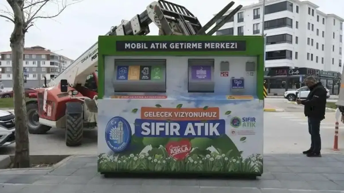Çorum Belediyesi’ne 'İl Sıfır Atık Belgesi'