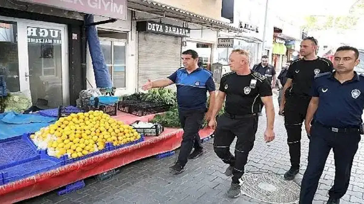 Edremit Zabıta'dan Pazar yeri denetimleri